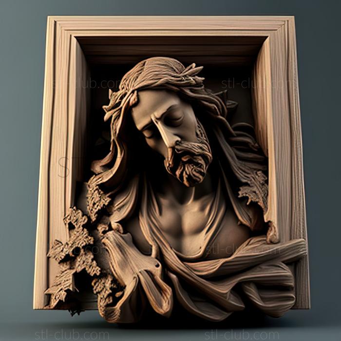 3D model st jesus (STL)